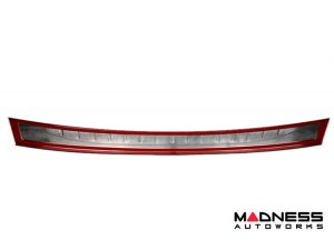 FIAT 500X Rear Bumper Sill Cover - Stainless Steel - Black Chrome Finished